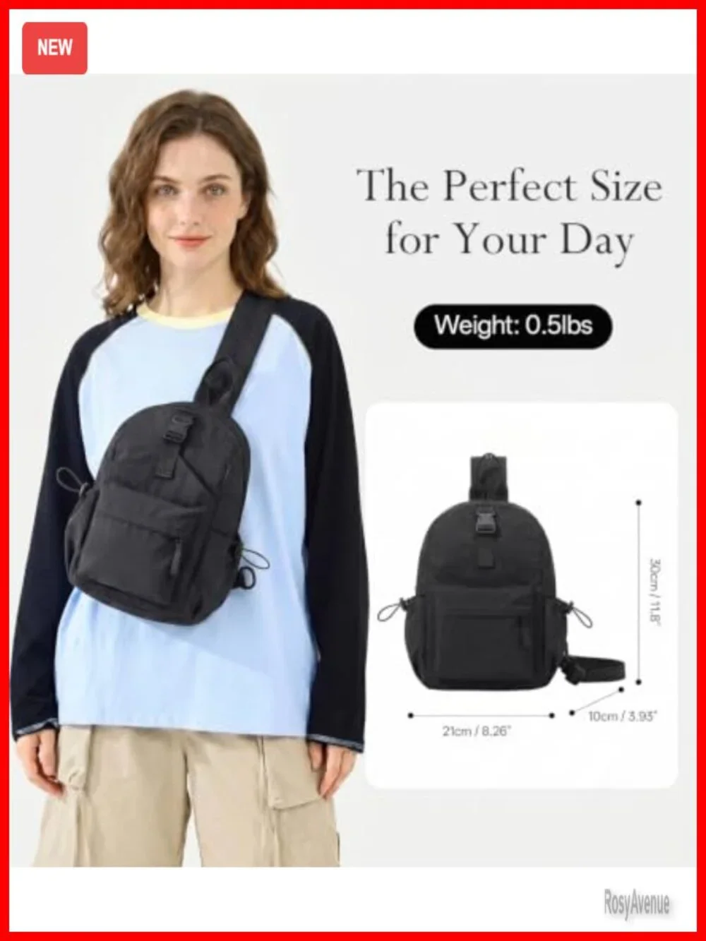 Water-Resistant Nylon Mini Backpack Purse, Convertible Crossbody Sling Bag